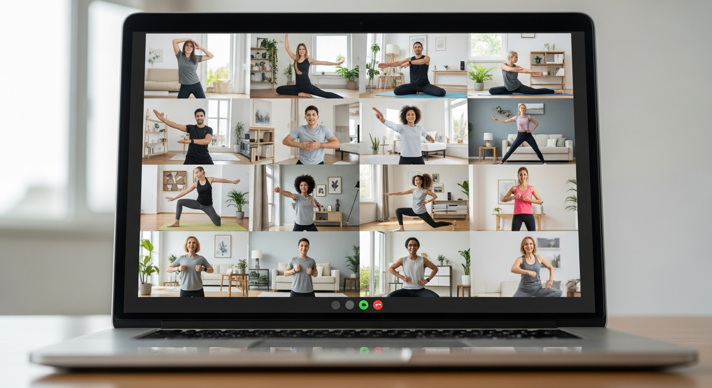 Групповая тренировка онлайн